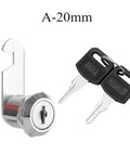 Beefy Cam Lock Kit For Cabinets And Drawers 10 16 20 25 30mm Cylinders With 2 Keys Zinc Alloy Mailbox Padlock 20mm