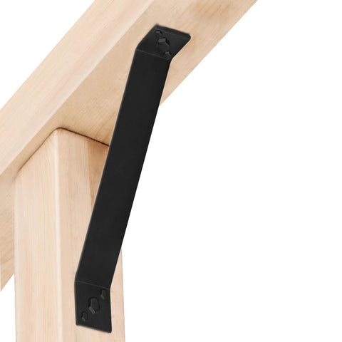 Four Pack Inside Mount Forty Five Degree Angle Brackets For Post Pergola Wooden Beams Shelves And Furniture Support Thirteen And Three