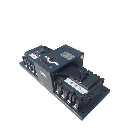 Dual Power Source Transfer Switch 4P 400A CB Class Automatic Transfer Switch High Power For Rock Solid Backup Power Easy To Install Low Maintenance Wide Range Of Applications Stable Operation, black 4P 400A unit
