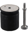 Heavy Duty Rear Exhaust Rubber Damper Set Fits Jaguar Xf Xe F-Pace Diesel With Reliable Mount Hanger Kit For Smooth Ride And Effortless Install Up 2016 Onwards black rubber mount and metal bolt