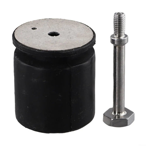 Heavy Duty Rear Exhaust Rubber Damper Set Fits Jaguar Xf Xe F-Pace Diesel With Reliable Mount Hanger Kit For Smooth Ride And Effortless Install Up 2016 Onwards black rubber mount and metal bolt