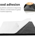 Game Changing 4 Pack Self Adhesive Neoprene Foam Sheets 3 4 Inch Thick 12 By 8 Inches Closed Cell Padding showing adhesive backing and texture.