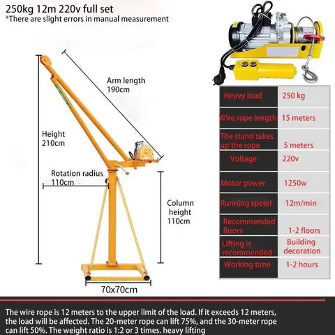 Heavy Duty Hydraulic Folding Engine Hoist With Smooth Electric Feed And Rock Solid 250 Kilogram Pull Capacity For No Sweat Garage Projects with a 210cm height.