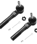 RWD Front 9 Piece Rack and Pinion Kit for 1999-2006 Chevy Silverado 1500 and GMC Sierra 1500 outer tie rod ends set