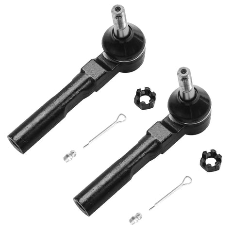 RWD Front 9 Piece Rack and Pinion Kit for 1999-2006 Chevy Silverado 1500 and GMC Sierra 1500 outer tie rod ends set