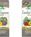 Pelleted Organic Garden Gypsum Soil Conditioner Pack Of Two 6 Lb Bags All Natural Mined Gypsum With No Fillers Loosens Heavy Clay Soil