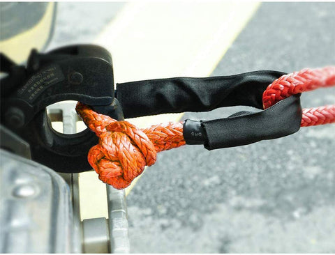 Go-To Lightweight Soft Shackle Set 1/2 Inch By 24 Inch Recovery Shackles With Sleeves For Sailing SUV Off Road Towing And ATV