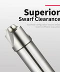R4 Two Flute Corner Rounding End Mill Cutter With Straight Shank For Mold Milling HSS Tool Built Tough 6 mm Cutting Edge Diameter