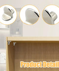 Heavy Duty Shelf Brackets For Home Storage Metal L Shaped Clips For Cabinets And Bookcases Adjustable Height Easy Install