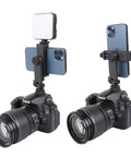 Universal Phone Tripod Mount Adapter with 360 Degree Rotation for Hot Shoe Cameras and DSLRs, 1/4 Inch Screw in use on Canon