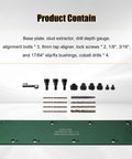 Dodge 5.7L Hemi Exhaust Manifold Template Removal Tool Set displayed with tools and components for precision use