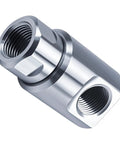 Heavy Duty 1/2 Inch NPT Stainless Steel Swivel Joint for Hose Reels, Leak Proof, High Pressure, 316 Stainless, Grease Fitting, Smooth Ball Bearing Rotation, threaded stainless swivel connector