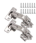 135 Degree Stainless Steel Cabinet Hinges With Soft Close Concealed Design For Corner Kitchen Cupboards Includes Screws Replacement Hardware Kit