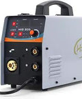 200 Amp Four In One Multiprocess MIG Welder For Gas Or Gasless Flux Core, Lift TIG And Stick MMA, 220V DC Inverter Welding Machine