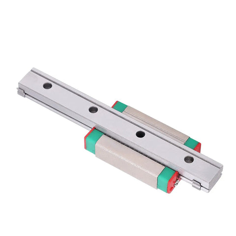 100mm Stainless Steel Linear Guide Rail For CNC And 3D Printers High Load Torsion Miniature Rail System With Durable Slide Block