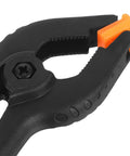 Super Durable Nylon Spring Clamps For Woodworking, Photography Setup, And Pool Cover Securing With Adjustable Grip Portable Clips black orange