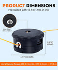 Speed Feed 400 Trimmer Head For Echo String Trimmers Beefs Up Your Yard Work Compatible With SRM225 SRM2100 SRM230