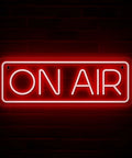 On Air Neon Sign LED Light For Streamers And Gamers Red Lit On Air Sign For Twitch YouTube TikTok Live Streaming