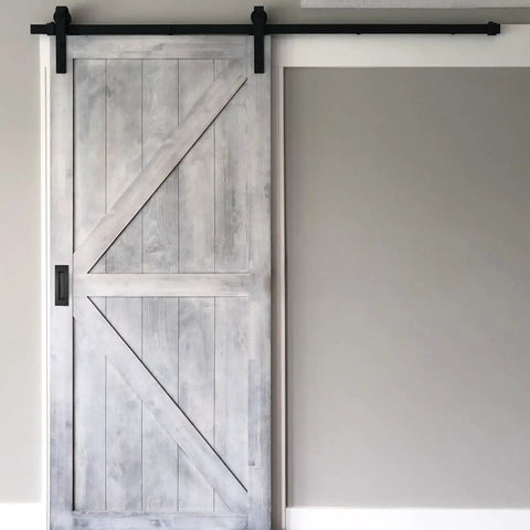 Four Pack 6 Inch Recessed Pocket Door Handles Flush Pulls For Sliding Barn Doors Pocket Doors Closets Cabinets And Drawers Matte Black Stainless Steel Hardware Space Saving Snag Free on gray barn door