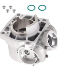Straight Up Premium 72Mm Air Cylinder Gasket Set Built Like A Tank To Crush All Oil Leaks While Delivering A Super Tight And Reliable Seal For 300Cc Dirt Bike Engines, featuring a 72mm silver cylinder with gaskets.