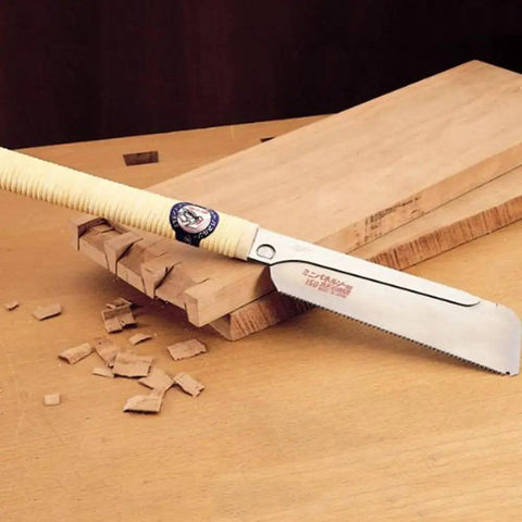 Compact Dozuki Panel Saw For Precision Crosscuts In DIY And Electrical Projects Handy For Pros 150mm Blade on wooden surface