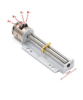 Compact All Metal Micro Linear Stepper Motor With Lead Screw And 32mm Stroke Smooth Operator for tight DIY builds.