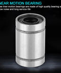 8 Pack LM6UU Linear Bearings 6x12x19mm, Double Sealed, Low Noise Steel Ball Bearings For CNC Machines