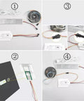 Assembly components for Bathroom Vanity Mirror With Touch Sensor Built In Clock And Temperature Display Capacitive Touch Switch