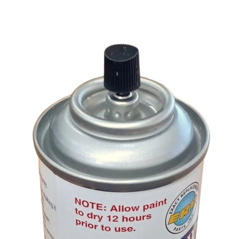 Microwave Cavity Spray Paint 6oz can top view with detailed nozzle for easy application.