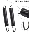 Two Pack 9320611 Extension Spring for Lawn Mower Parts with close-up of ends and coils