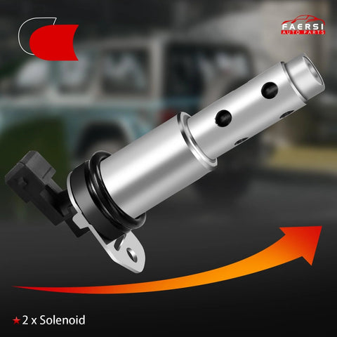BMW VVT Engine Oil Control Solenoid Replacement Two Piece Drop In Kit For VANOS Easy Plug And Play Fits 328i 328xi 323i