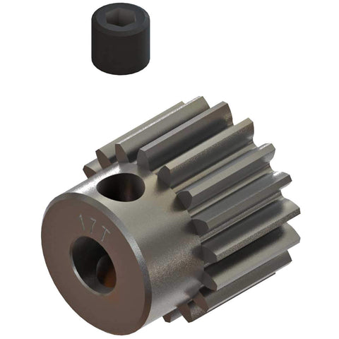 Pinion Gear 17T 48DP For Mega 4x4 RC Vehicle Beefy Metal Gear with set screw, high performance spares for off-road rigs.