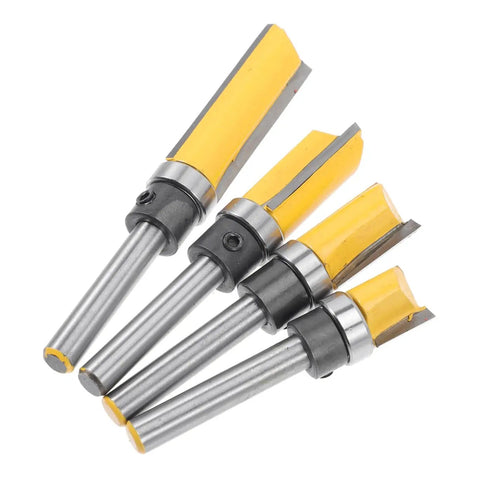 6mm Flush Trim Router Bit Bearing Cutter Delivers Dead Nuts Precision For Woodworking Engraving Grooving For Solid Wood