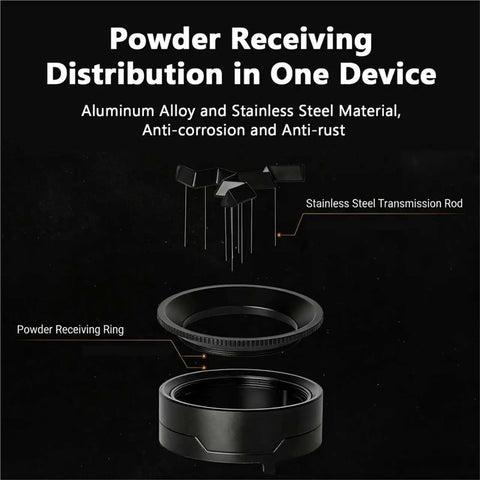 Premium 58Mm Espresso Accessory Set Featuring Rotary Needle Powder Distributor And Stainless Steel Wdt Tool for effective powder distribution.