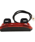 Ultra Bright 12V E Bike Taillight With Turn Signals And Brake Function For Night Rides Enhanced Safety System Reduces Accident Risk red ABS rear light with cable