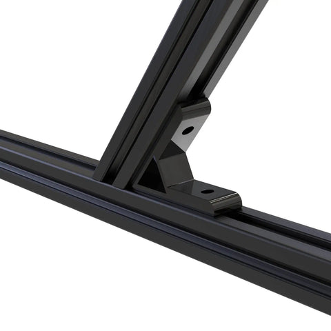 45 Degree And 135 Degree Corner Bracket Set For 2020 Series Aluminum Extrusion Profile Zinc Alloy Joint Connectors in black installation