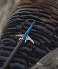 Levi Morgan Series 2-Blade Mechanical Broadheads 100 Grain Expandable With 2.0 Inch Cut Hunt-Ready Archery Broadheads 4 Pack in blue