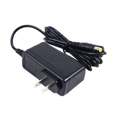 Black power adapter for On The Go Mini Money Counter For Multi Currency Banknotes With Handy Carry Case Compact Portable Cash Counter