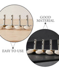 Mandolin Tuner Pegs And Acoustic Guitar Tuning Peg Knobs Set Of 4 Left 4 Right Replacement Hardware Classic Style Durable Guitar Tuning Keys For Stable Tuning And Smooth String Post Adjustments, ivory on metal shafts