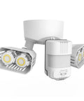 Motion Sensor Outdoor Flood Lights 28W 3500 Lumens Hardwired Security Light With Four Modes IP65 Waterproof