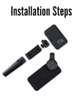 LED Tattoo Light Kit For Pro Grade Photos And Videos Clip On Photo Lights With CPL Filter 120 LED Beads No Glare Installation
