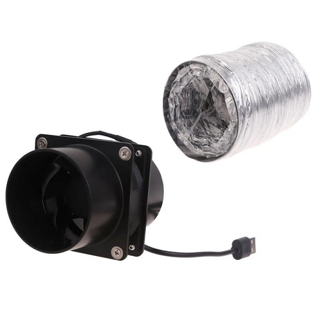 USB Solder Smoke Absorber With 1 Speed ESD Fume Extractor Fan and 1M Pipe Duct for portable ventilation workspace use