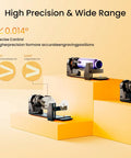 Ultra Versatile 4 In 1 Laser Rotary Chuck for Engraving Cylindrical Objects, wine glasses, tumblers, precise 360-degree rotation