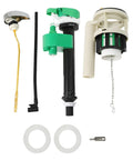 3 Inch Flush Valve Repair Kit For Most One Piece Toilets With Drain Valve And Gasket parts displayed