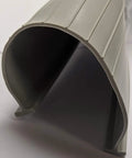 Grey 5/16 Inch T End 20 Foot Garage Door Bottom Weather Seal Strip Rubber Replacement, T Style Fits Amarr Clopay And More
