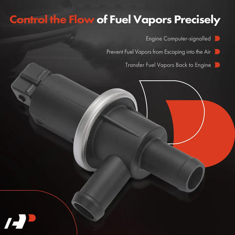 EVAP Canister Vent Solenoid Valve Replacement For Hyundai And Kia Sedans And SUVs Including Elantra, Sonata, Santa Fe, Optima, Sorento, Sportage, Rio And More Plug And Play Easy Install Durable OE Style Emission Control Part with emission control features