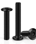 Flat Head Socket Head Screws For Furniture Bolts Set In Stainless Steel 304 With Black Oxide Finish Fully Threaded Countersunk Connectors One Quarter Twenty Threads Per Inch By Three Quarter Inch Length 25 Pieces MewuDecor