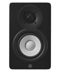 Front view of HS4 Black Powered Studio Monitors Pair With 4.5 Inch Woofer And 1 Inch Dome Tweeter 60 Hz To 22 kHz 26W Output