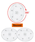 Clear 6 Inch Lazy Susan Turntable With Durable Ball Bearing Rotation For Spice Rack Kitchen Pantry Table Cake Display And Organization Great For Condiments Spice Jars And Small Kitchen Items With Smooth 360 Degree Rotation And Space Saving Design top view