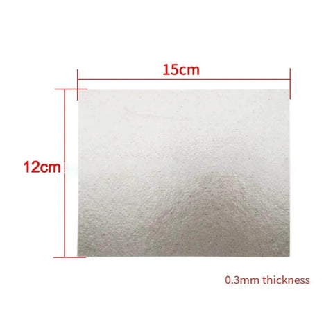 Five Pack Microwave Mica Sheets Built For High Temperature Insulation And Waveguide Covers 150x120mm